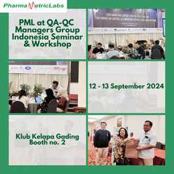 [DOKUMENTASI] PT Pharma Metric Labs hadir di acara Seminar & Workshop yang bertema Contamination Control Strategy for Sterile Manufacturing According to CPOB and Implementation of Contamination Cause Elimination for Non-Sterile Manufacturing. Acara ini diadakan oleh QA-QC Managers Group Indonesia.

Acara ini diselenggarakan pada tanggal 12 - 13 September 2024 di Klub Kelapa Gading.

Tunggu dokumentasi lainnya dari kami!

#pharmaceutical #pharmametriclabs #pharmaceuticalindustry